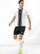 Футбольная форма KELME Short Sleeve Football Uniform (White/Black)