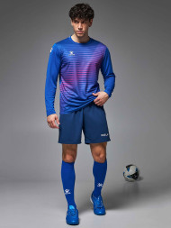Футбольная форма KELME Long-Sleeved Football Suit (Blue/Dark Blue)