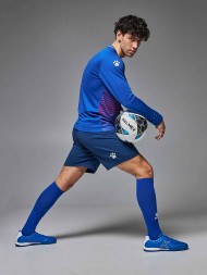 Футбольная форма KELME Long-Sleeved Football Suit (Blue/Dark Blue)
