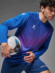 Футбольная форма KELME Long-Sleeved Football Suit (Blue/Dark Blue)