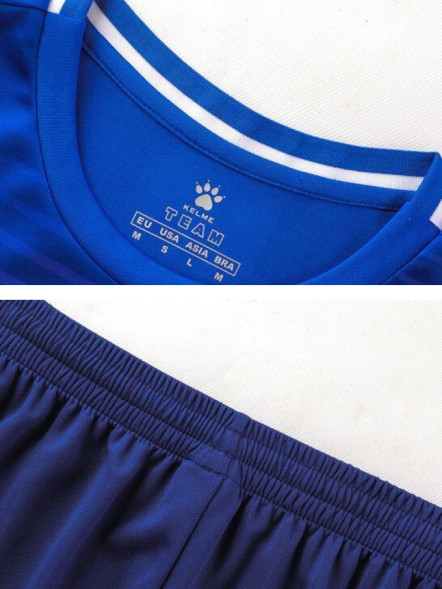 Футбольная форма KELME Long-Sleeved Football Suit (Blue/Dark Blue)