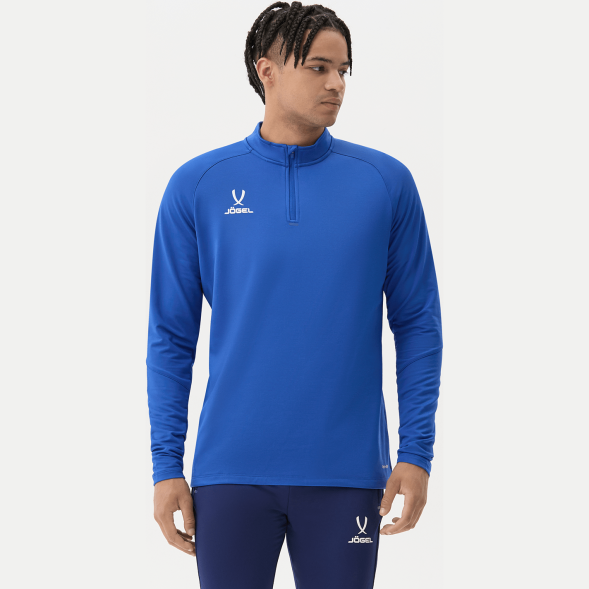 Джемпер тренировочный JOGEL PREMIER PerFormDRY Training 1/4 Zip Fleece Top, синий