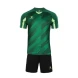 Футбольная форма KELME Short Sleeve Football Suit Green