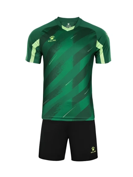 Футбольная форма KELME Short Sleeve Football Suit Green