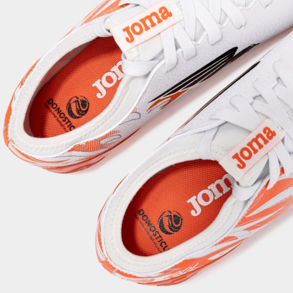 Бутсы JOMA GOL 2572 BLANCO NARANJA DONOSTI CUP FIRM GROUND
