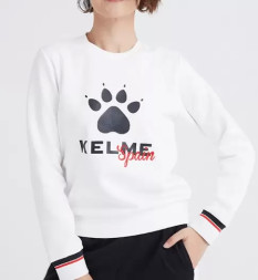 Свитшот KELME Women's Round Neck Sweater White