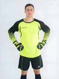 Футбольная вратарская форма KELME Long-Sleeved Football Goalkeeper Suit (Yellow/Black)