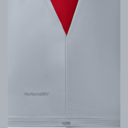 Джемпер тренировочный JOGEL PREMIER PerFormDRY Training Zip Top, серый/темно-красный