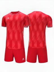 Футбольная форма KELME Short-Sleeved Football Suit Red