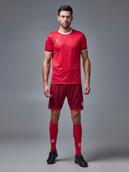Футбольная форма KELME Short-Sleeved Football Suit Red