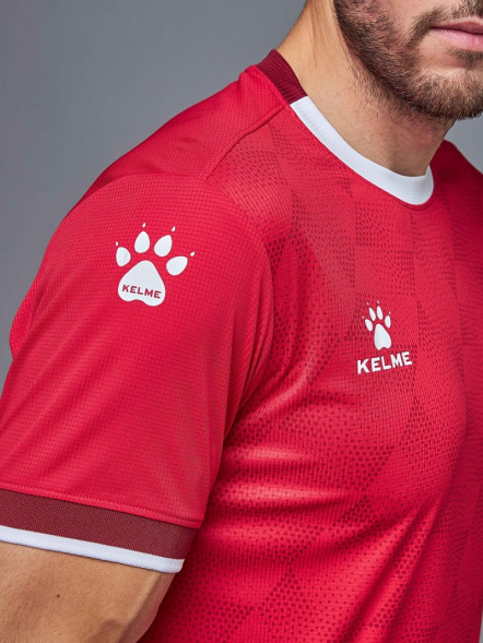 Футбольная форма KELME Short-Sleeved Football Suit Red