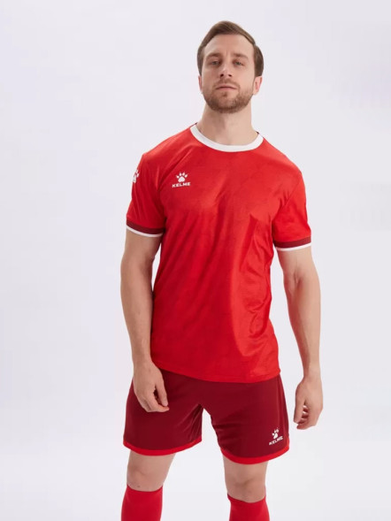 Футбольная форма KELME Short-Sleeved Football Suit Red
