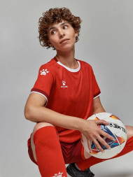 Футбольная форма KELME Short-Sleeved Football Suit Red