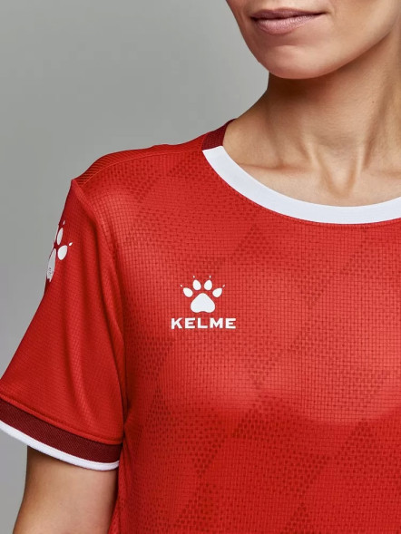 Футбольная форма KELME Short-Sleeved Football Suit Red