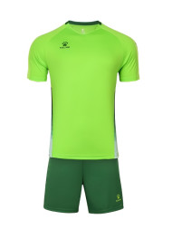 Футбольная форма KELME Short-Sleeved Football Suit (Light Green/Green)