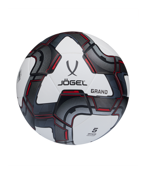 Мяч футбольный JOGEL Grand №5, белый