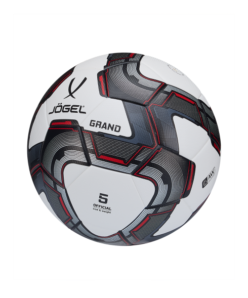 Мяч футбольный JOGEL Grand №5, белый