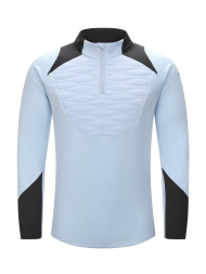 Олимпийка KELME Quilted Training Jumper Light Blue