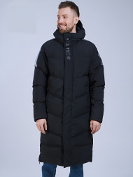 Пуховик KELME Hooded Long Jacket Black