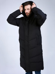 Пуховик KELME Hooded Long Jacket Black