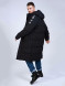 Пуховик KELME Hooded Long Jacket Black