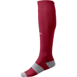 Гетры футбольные JÖGEL CAMP BASIC SOCKS, гранатовый/серый/белый