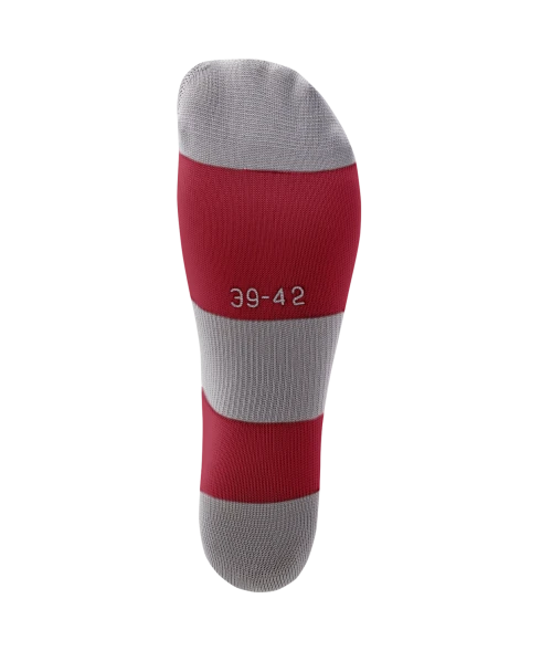 Гетры футбольные JOGEL CAMP BASIC SOCKS, гранатовый/серый/белый