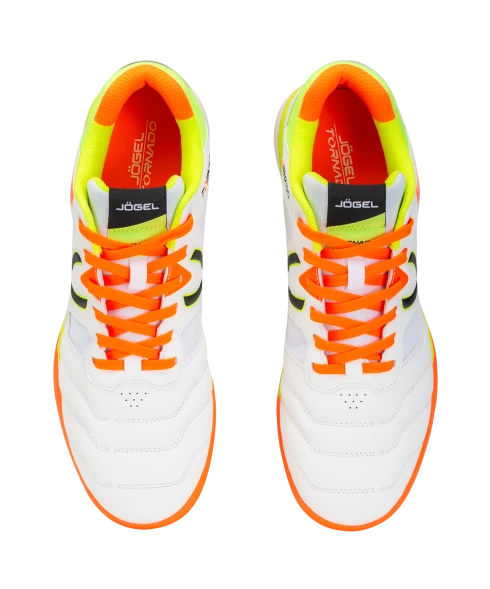 Бутсы зальные JOGEL Tornado 2.0 White/orange