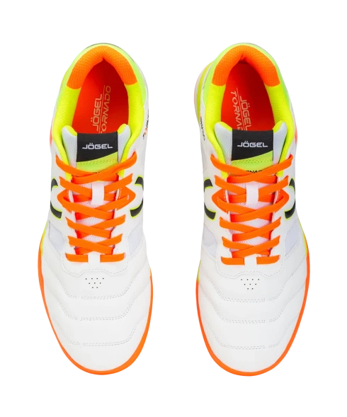 Бутсы зальные JOGEL Tornado 2.0 White/orange