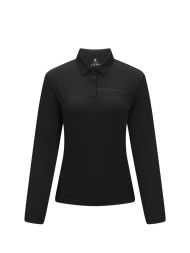Женский лонгслив KELME Women's Long Sleeve POLO Shirt Black