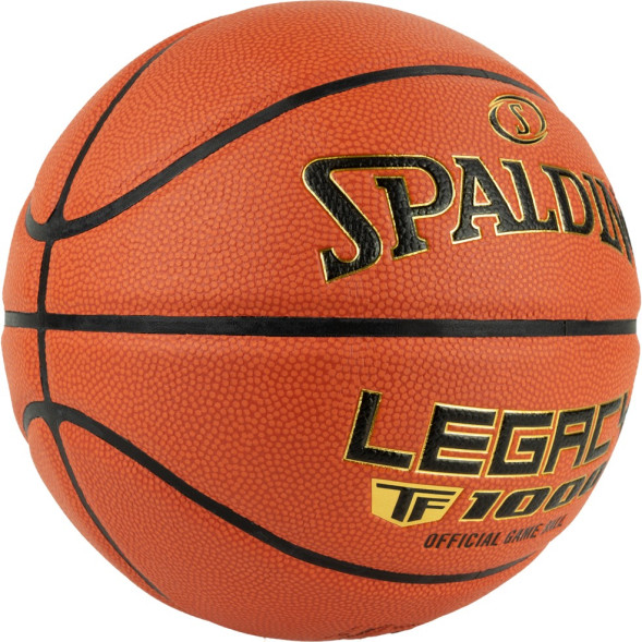 Мяч баск  SPALDING TF-1000 Legacy 76963z, р 7, FIBA, ZK-композит(микрофибра),нейл корд, кор-чер-зол