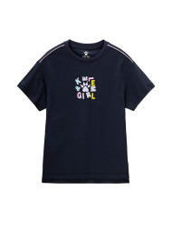 Детская футболка KELME Short Sleeve T-Shirt Kid Dark Blue