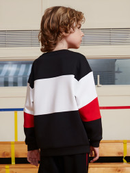 Детский свитшот KELME Boys Knitted Sweater (Black/White)