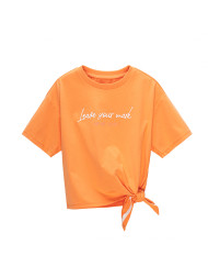 Футболка KELME Short Sleeve T-Shirt Kid Orange