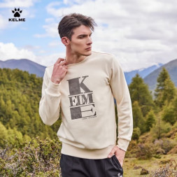 Свитшот KELME Fleece Crew Neck Sweatshirt Beige