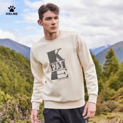 Свитшот KELME Fleece Crew Neck Sweatshirt Beige
