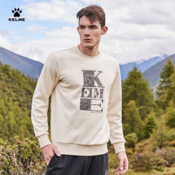 Свитшот KELME Fleece Crew Neck Sweatshirt Beige