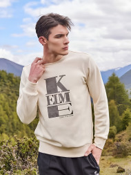 Свитшот KELME Fleece Crew Neck Sweatshirt Beige