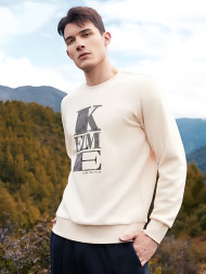 Свитшот KELME Fleece Crew Neck Sweatshirt Beige