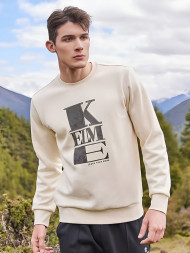 Свитшот KELME Fleece Crew Neck Sweatshirt Beige