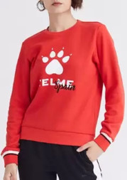 Свитшот KELME Women's Round Neck Sweater Red