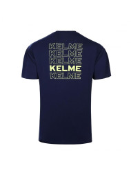 Футболка KELME Round Neck T-Shirt Dark Blue