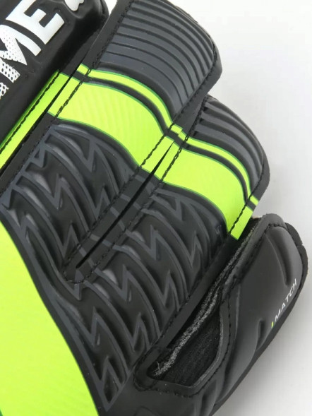 Перчатки вратарские KELME Goalkeeper Gloves (Competition Level) (Black/Light Green)