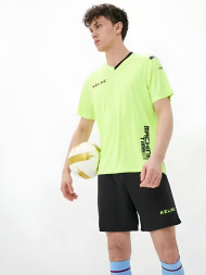 Футбольная форма KELME S/S Football Set (Light Green/Black)