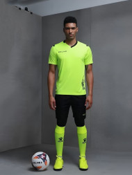 Футбольная форма KELME S/S Football Set (Light Green/Black)