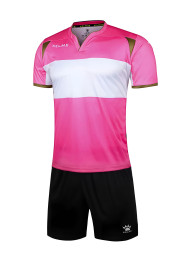 Футбольная форма KELME Short Sleeve Football Set (Pink/Black)
