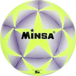 Мяч футбольный MINSA, TPU, машинная сшивка, 12 панелей, р. 5