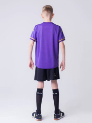 Детская футбольная форма KELME S/S Football Set Kid (Light Purple/Black)