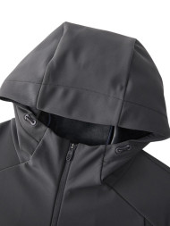 Демисезонная куртка KELME Hooded Fleece-lined Knit Cardigan Dark Grey
