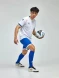 Футбольная форма KELME Short-Sleeved Football Suit (White/Blue)